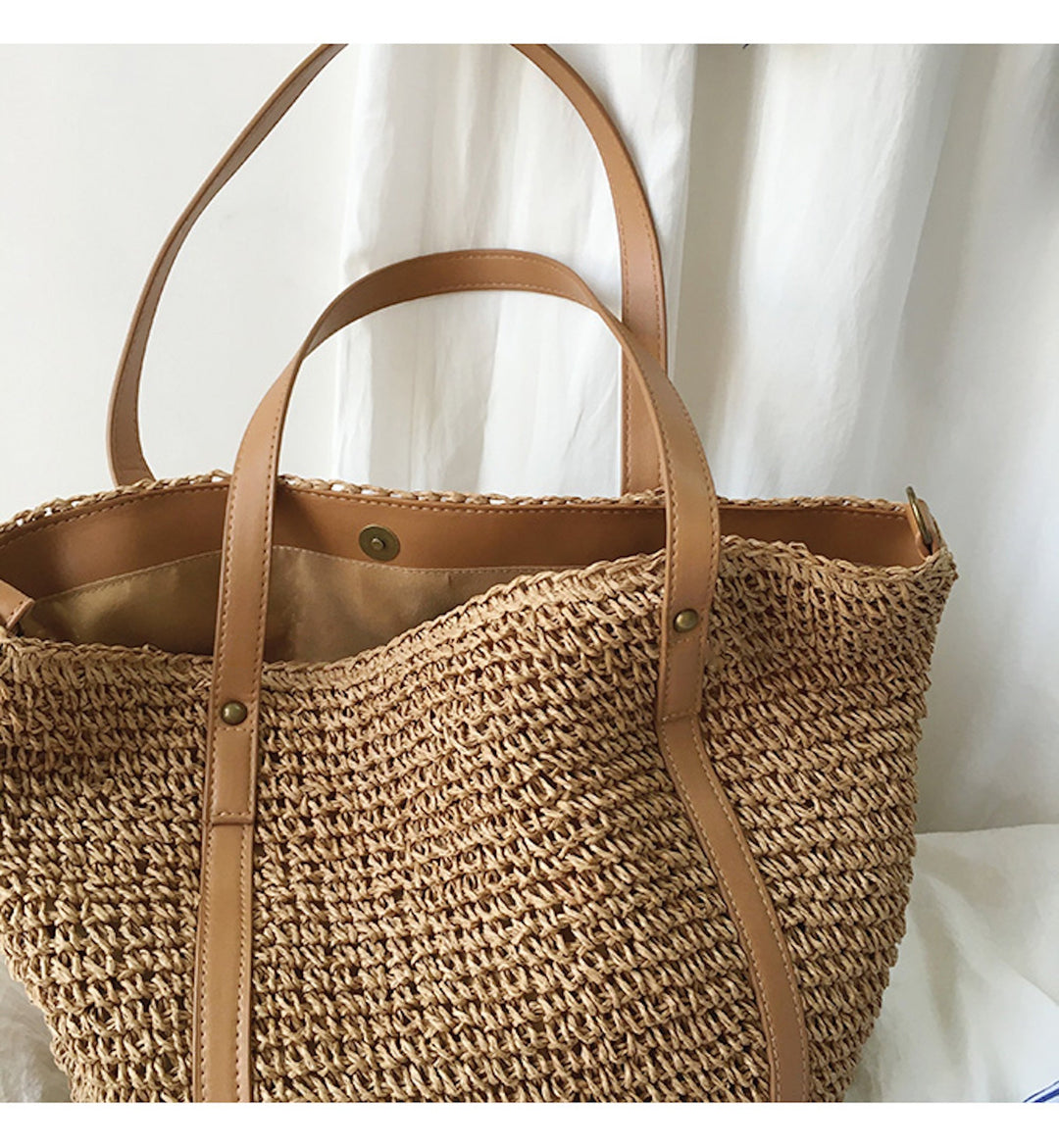 Takamatsu | Geflochtene Sommer Tote Tasche
