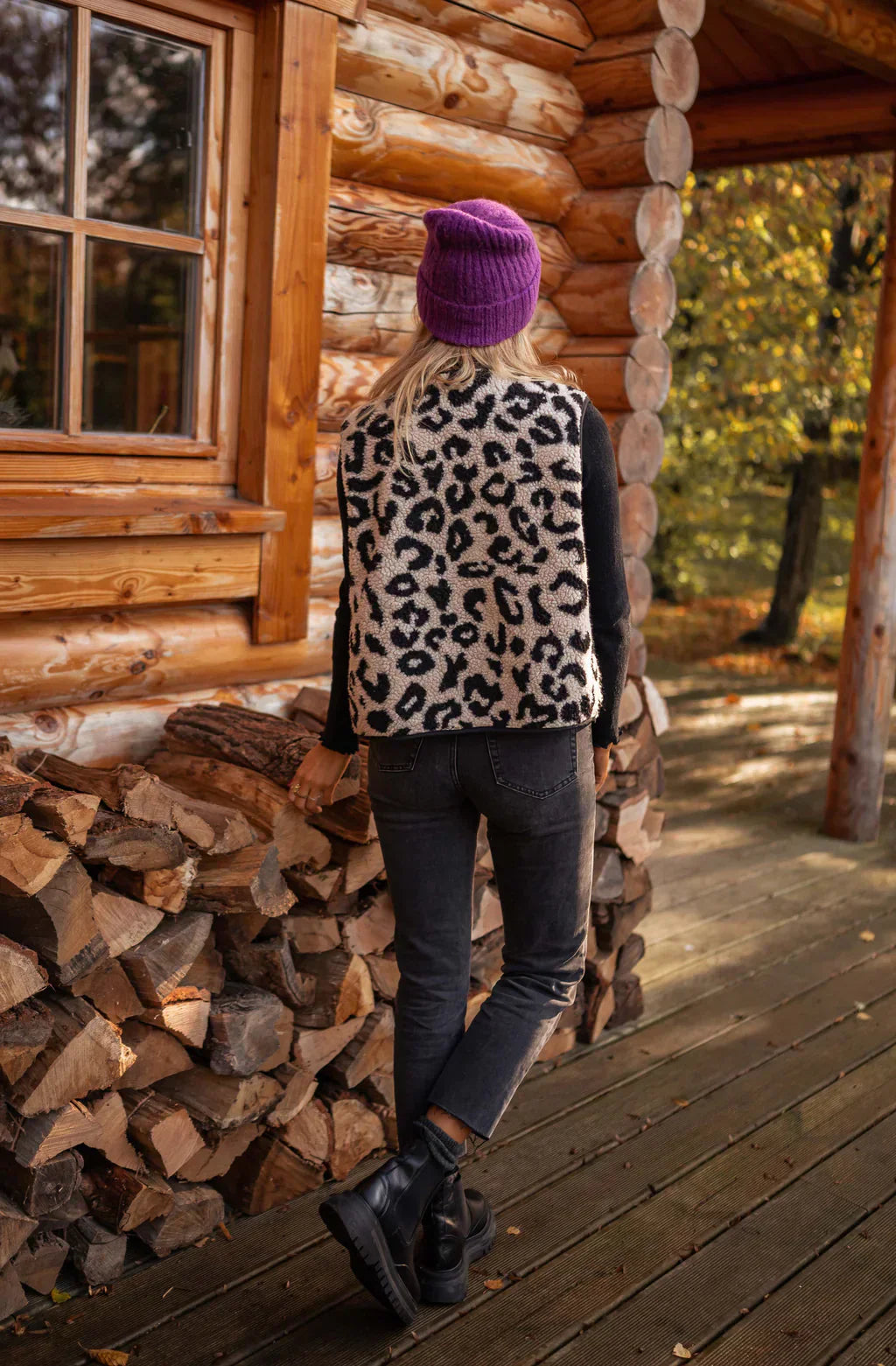 Evralisse | Leopardenweste mit Stil