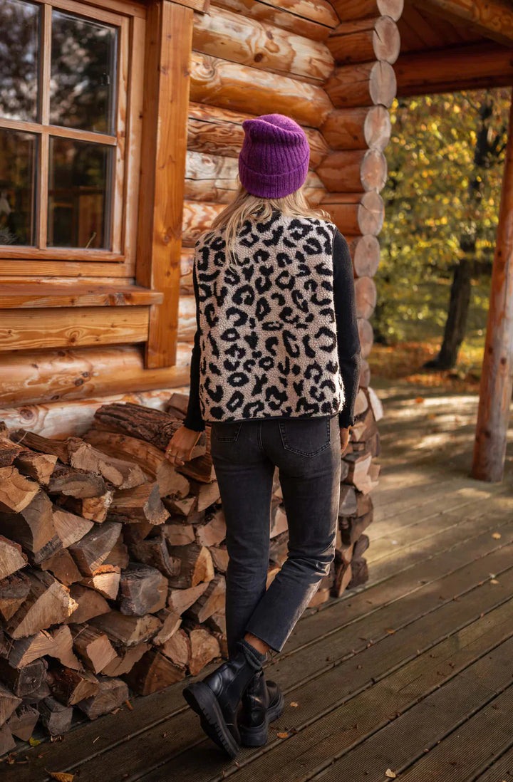 Evralisse | Leopardenweste mit Stil