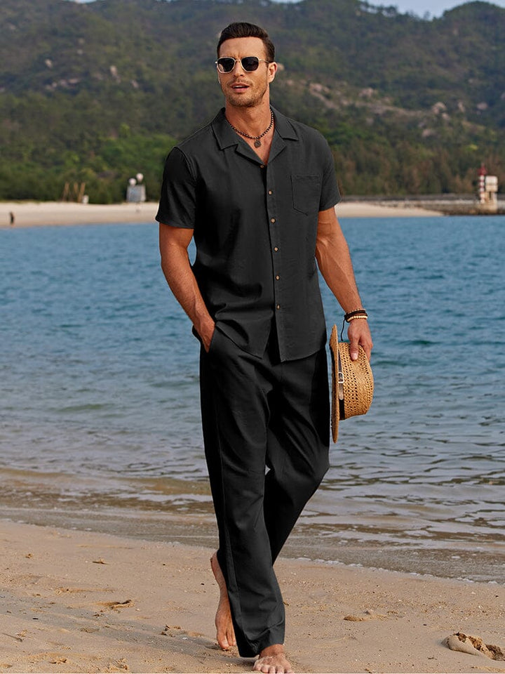 Beckett | Leinen Strand Outfit Herren
