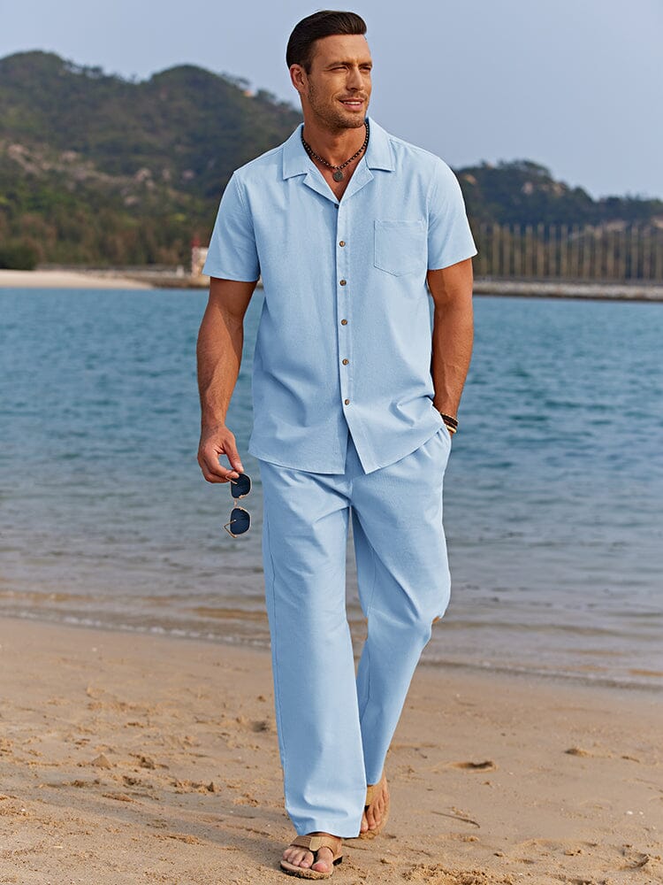 Beckett | Leinen Strand Outfit Herren