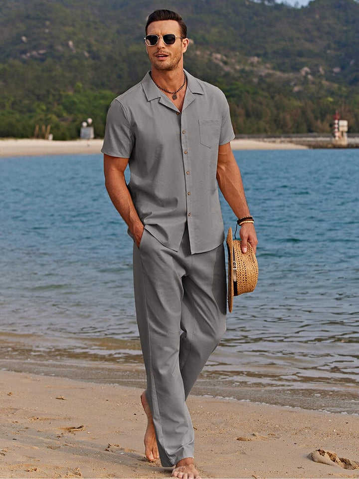 Beckett | Leinen Strand Outfit Herren