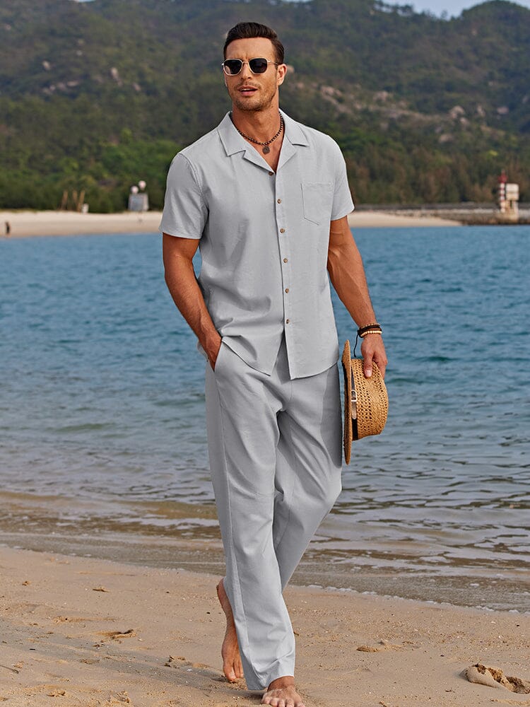 Beckett | Leinen Strand Outfit Herren