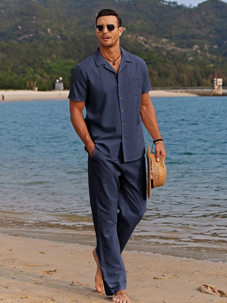 Beckett | Leinen Strand Outfit Herren