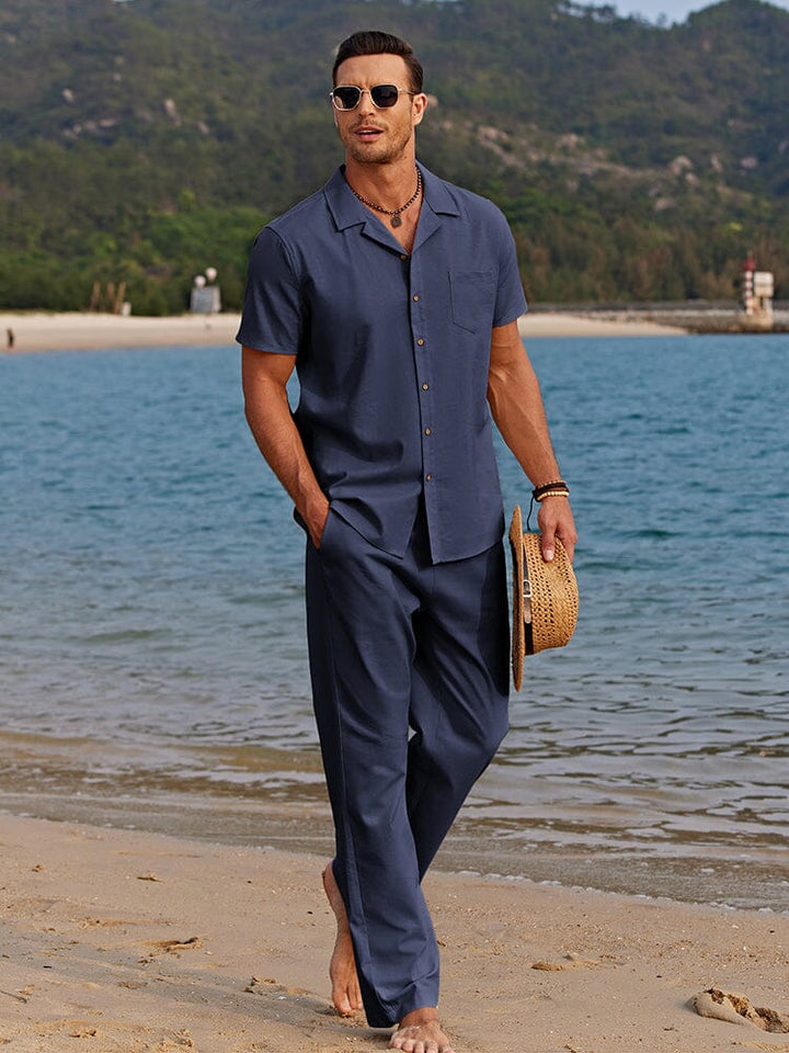 Beckett | Leinen Strand Outfit Herren