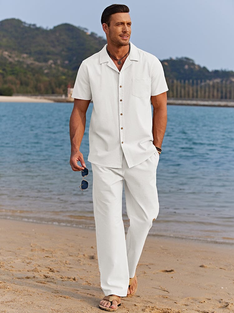 Beckett | Leinen Strand Outfit Herren