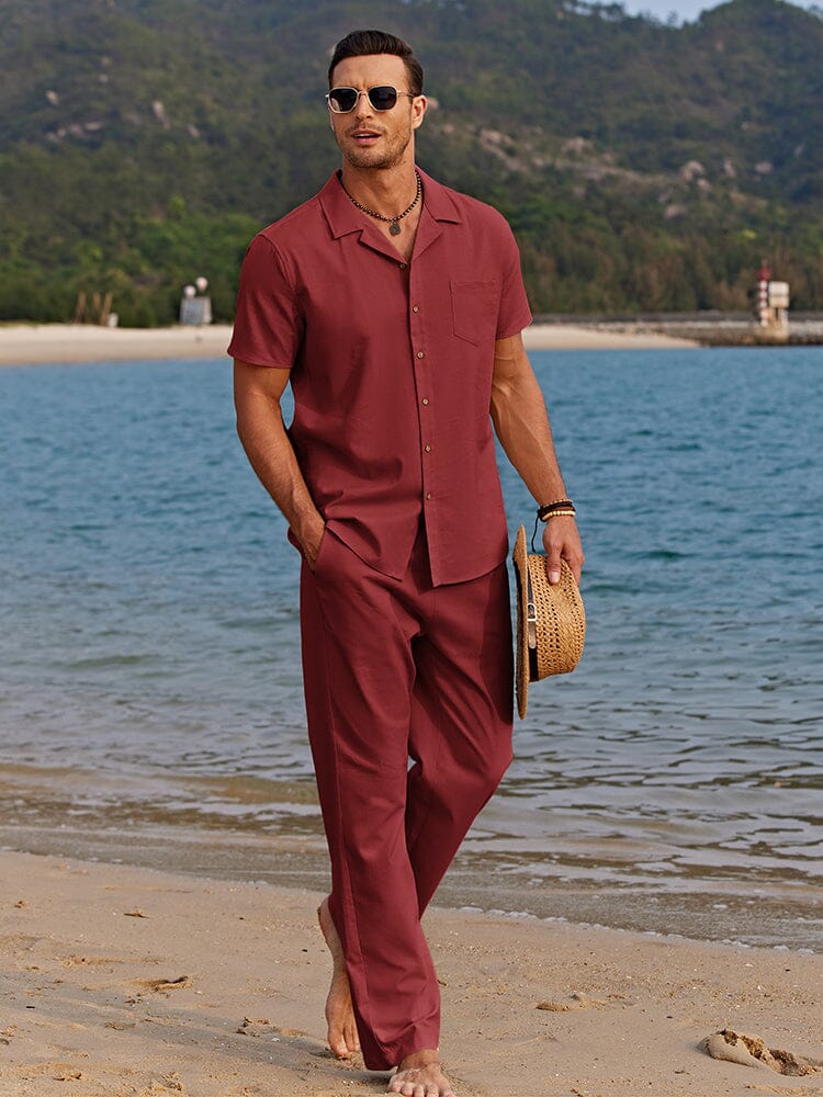 Beckett | Leinen Strand Outfit Herren