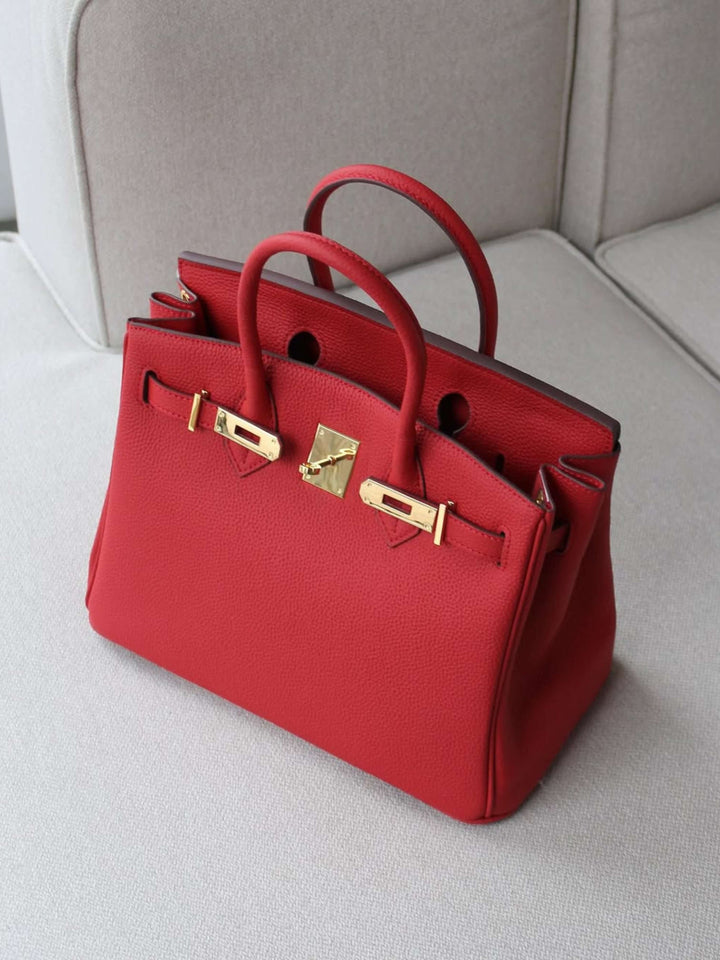 Kaunas | Strukturierte Power‑Handtasche in Leder