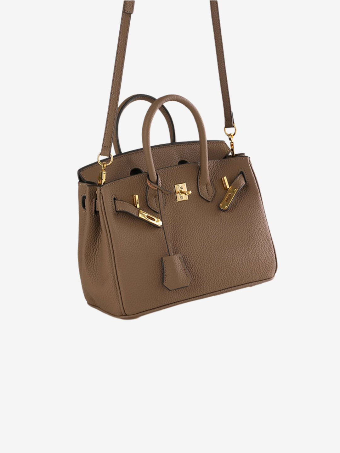 Kaunas | Strukturierte Power‑Handtasche in Leder