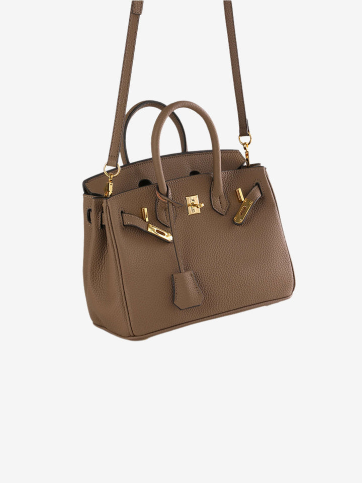 Kaunas | Strukturierte Power‑Handtasche in Leder