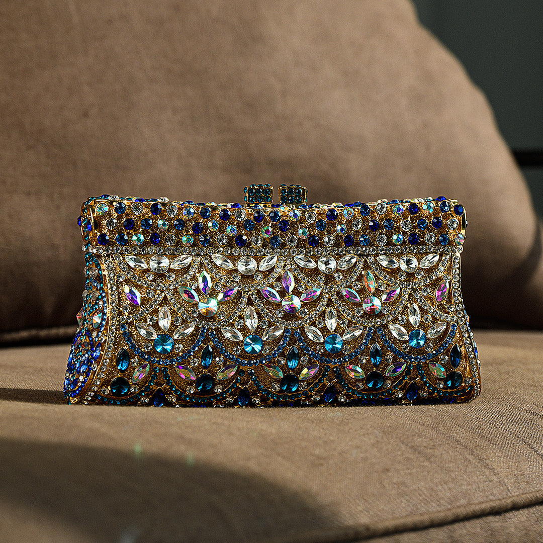 Aspen | Glamouröse Kristall-Clutch