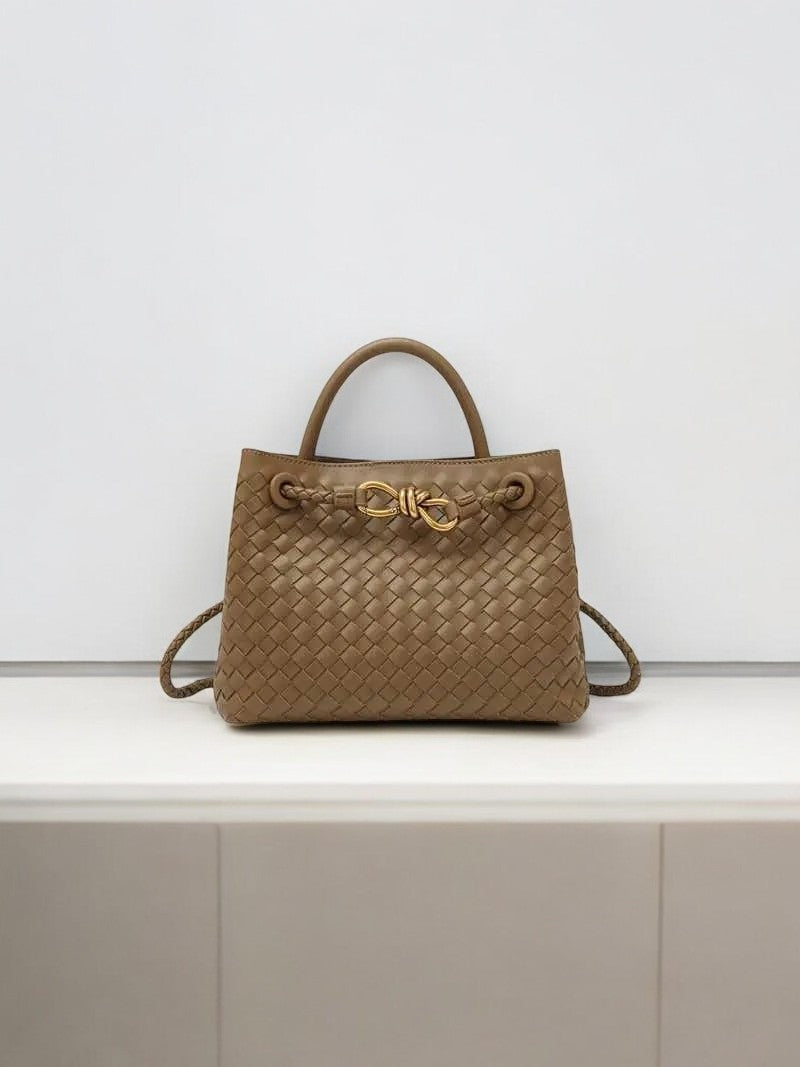Assisi  | Geflochtene Leder‑Midi‑Tote
