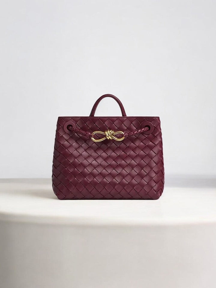 Assisi  | Geflochtene Leder‑Midi‑Tote