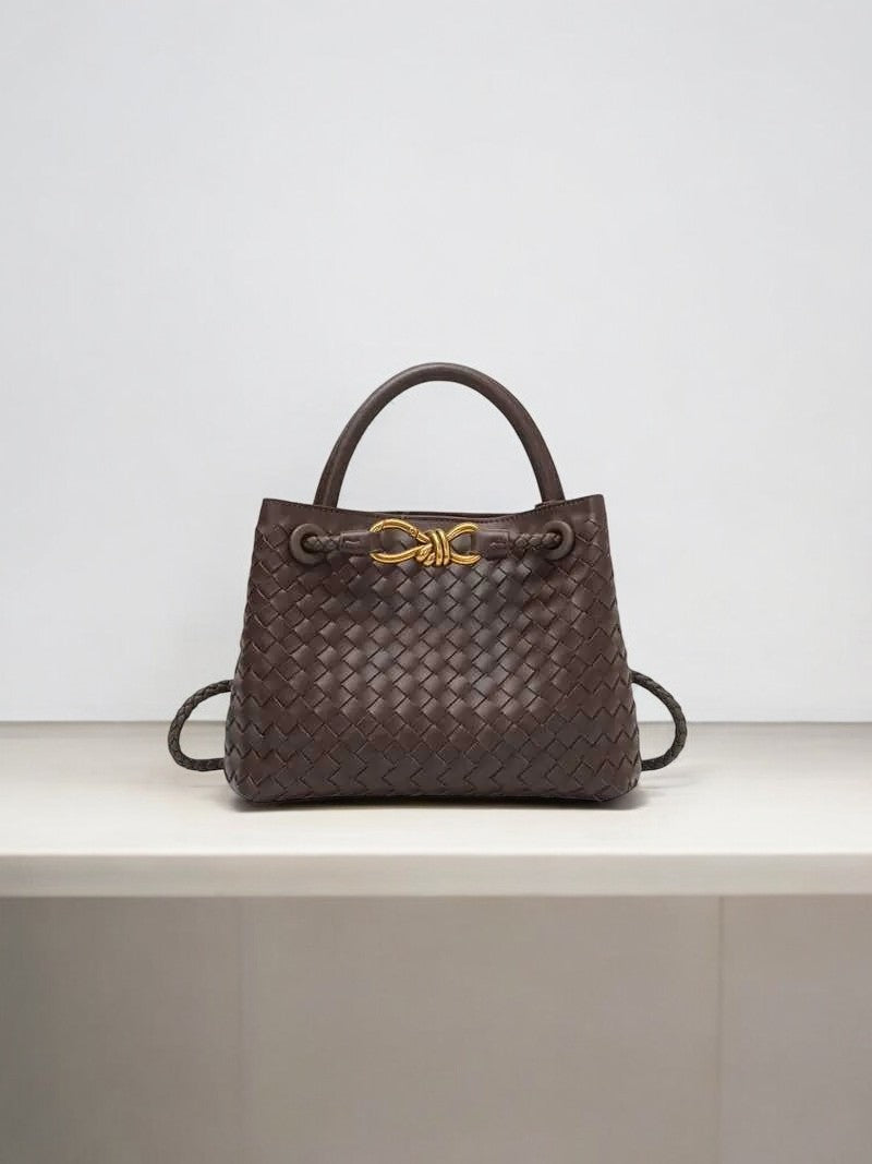 Assisi  | Geflochtene Leder‑Midi‑Tote