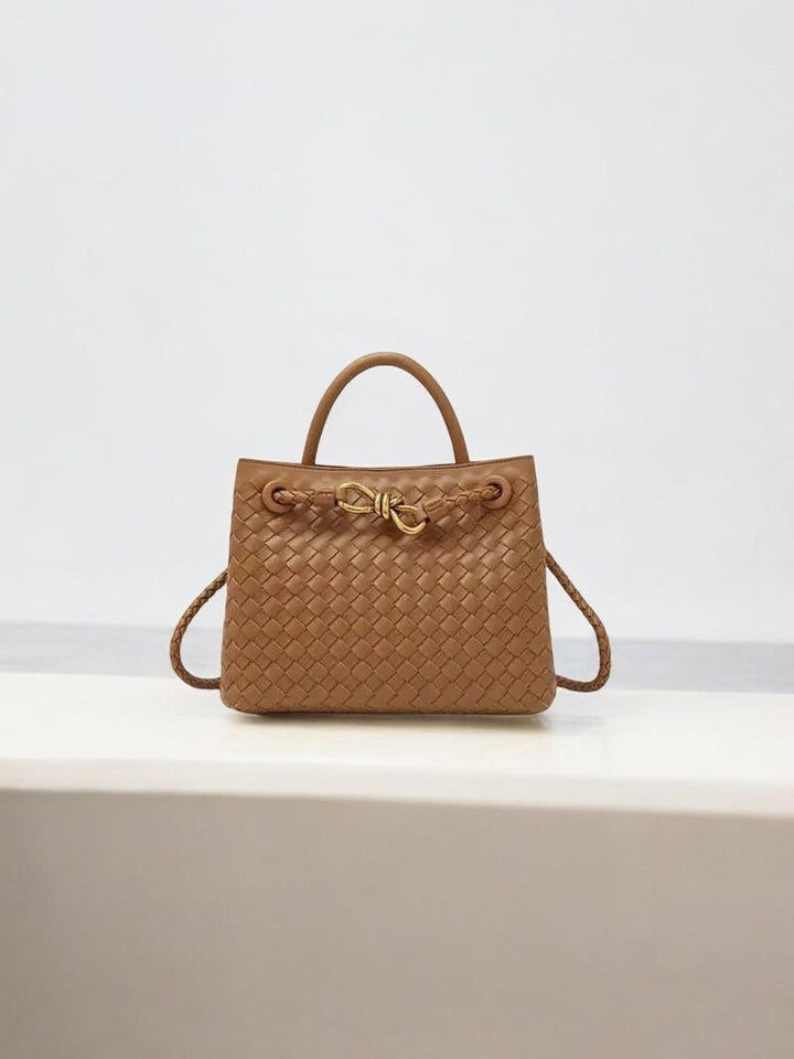 Assisi  | Geflochtene Leder‑Midi‑Tote