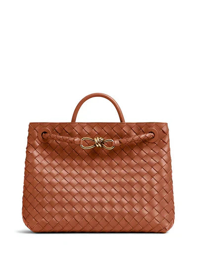 Mangilao | Gewebte vegane Tote Bag mit Golddetail