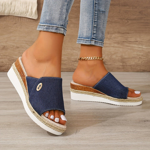 Trenna | Elegante Plateau-Sommersandale