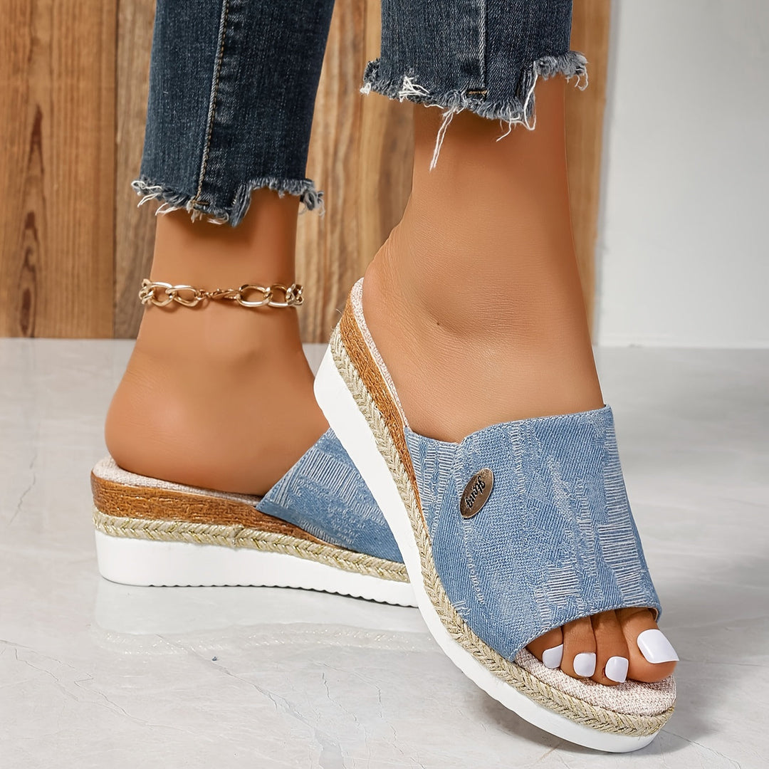 Trenna | Elegante Plateau-Sommersandale