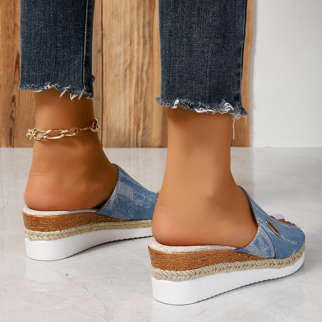 Trenna | Elegante Plateau-Sommersandale