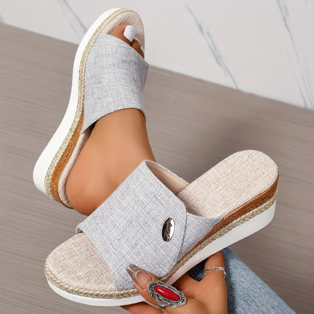 Trenna | Elegante Plateau-Sommersandale