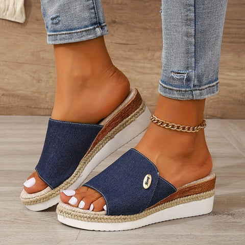 Trenna | Elegante Plateau-Sommersandale