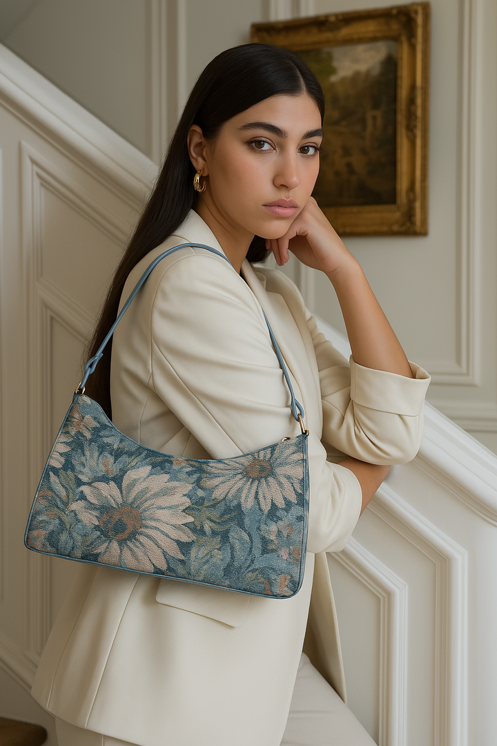 Sherbrooke | Floraler Schultertaschen-Klassiker