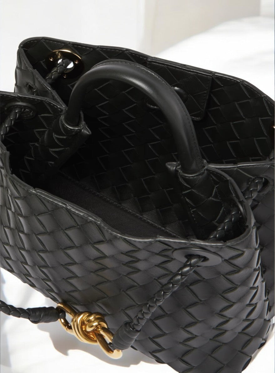 Assisi  | Geflochtene Leder‑Midi‑Tote