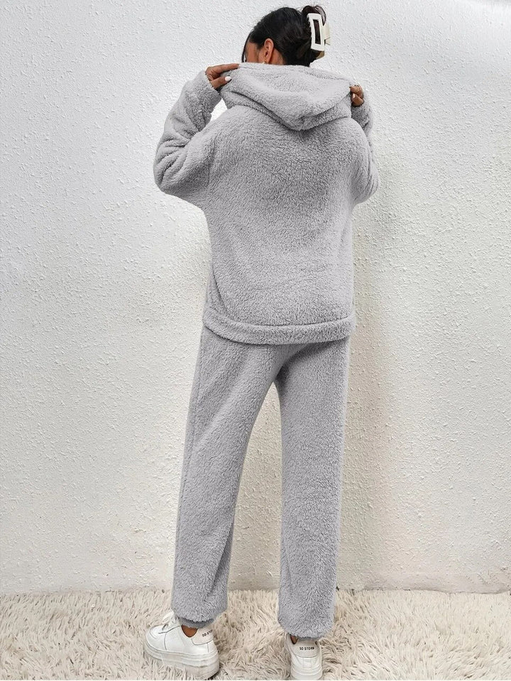 Lorewyn | Flauschiger Damen Hoodie Jogginganzug