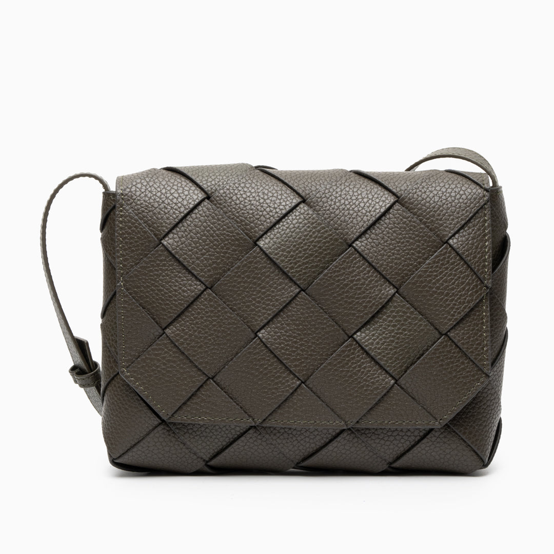 Avignon | Geflochtene Leder‑Crossbody‑Tasche