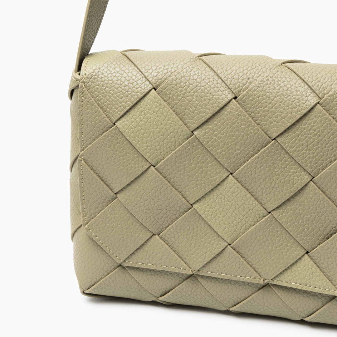 Avignon | Geflochtene Leder‑Crossbody‑Tasche