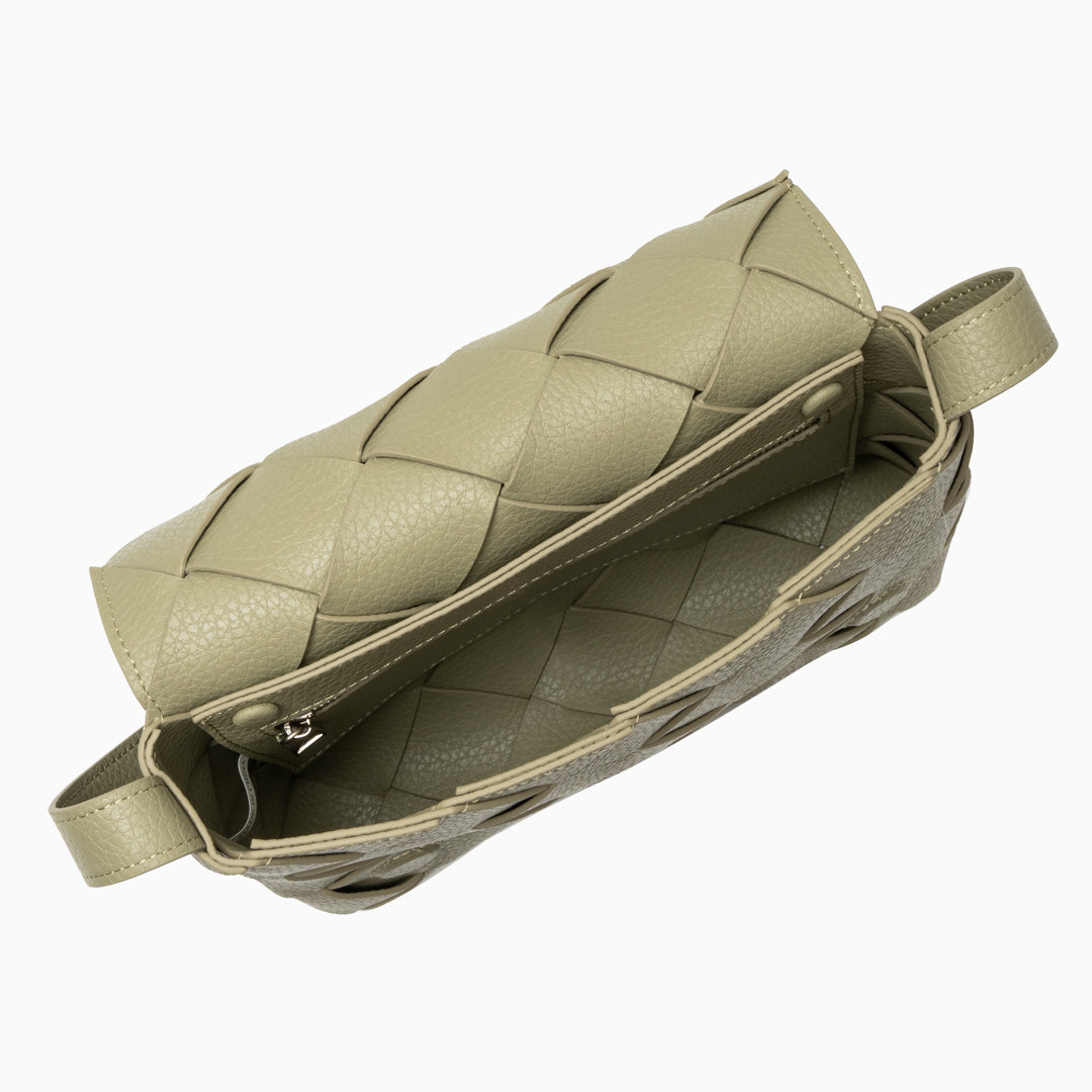 Avignon | Geflochtene Leder‑Crossbody‑Tasche