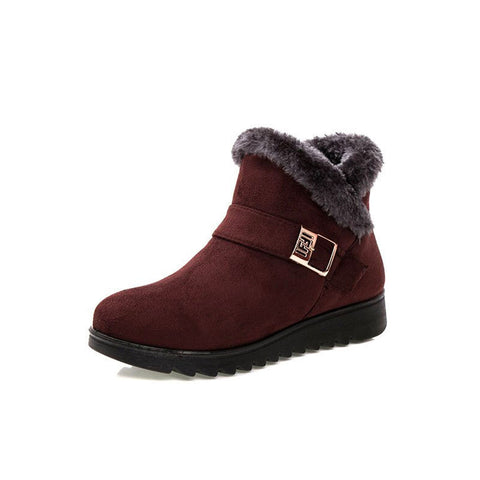 Noelie | Plüsch-Schneestiefel für Frauen