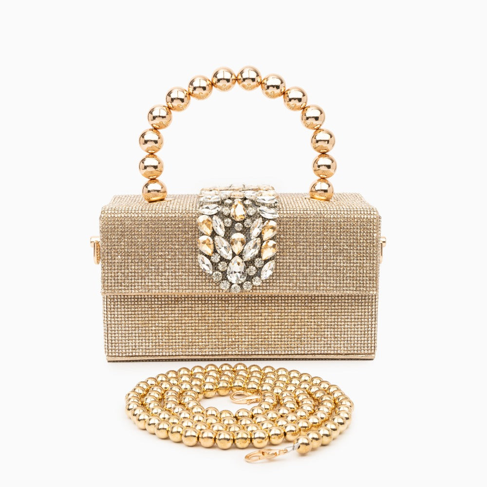 Kelowna | Glitzernde Kristall-Abendtasche