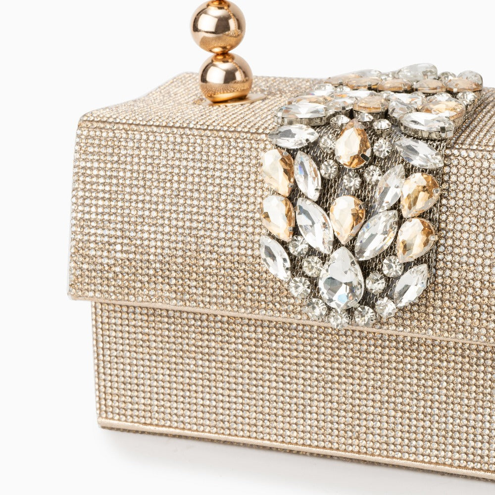 Kelowna | Glitzernde Kristall-Abendtasche