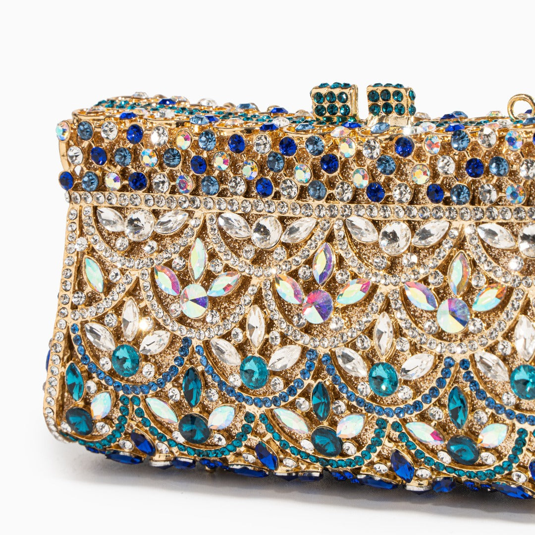 Aspen | Glamouröse Kristall-Clutch