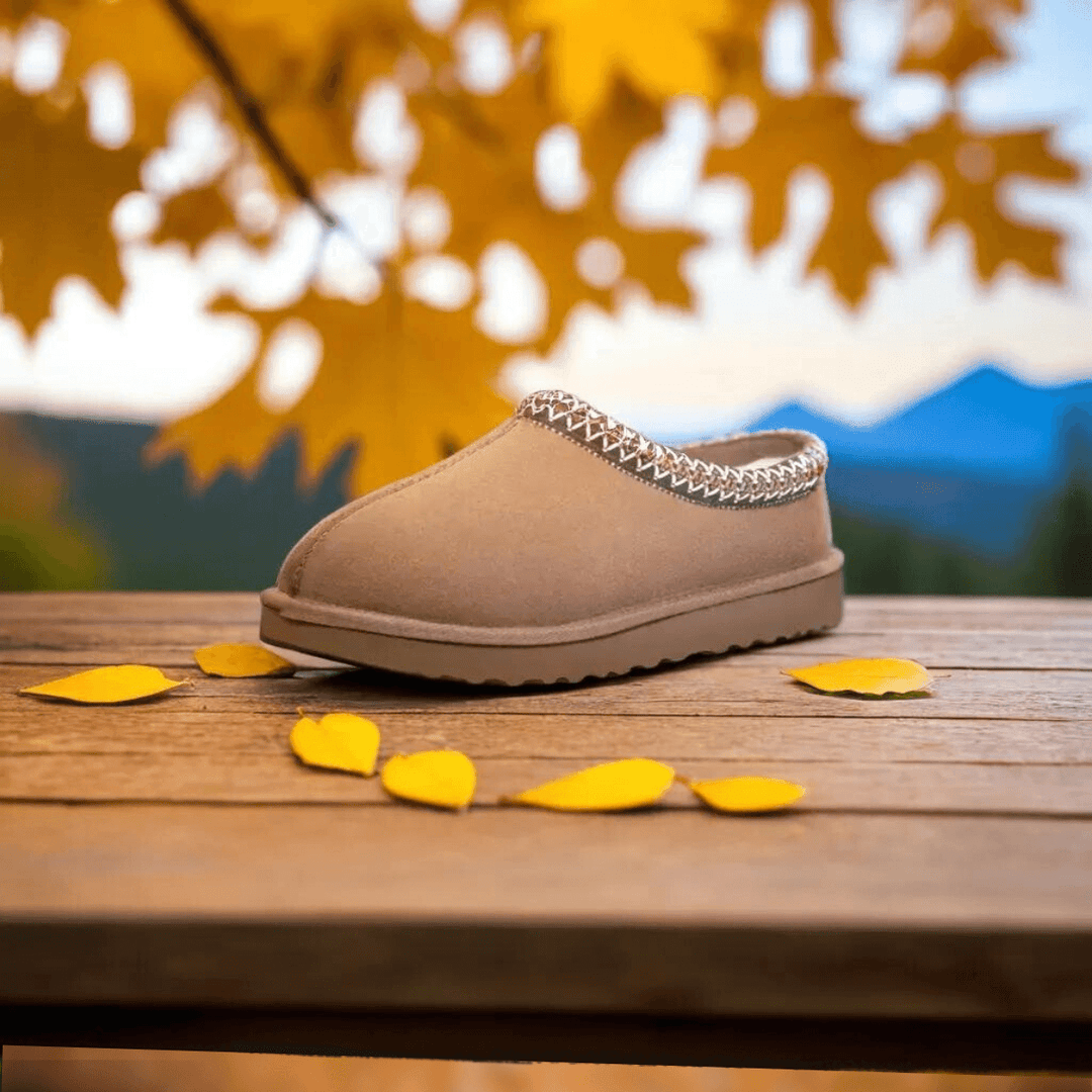 Fionrae | Warme Wildleder Damenpantoffeln