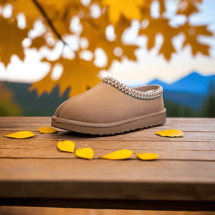 Fionrae | Warme Wildleder Damenpantoffeln