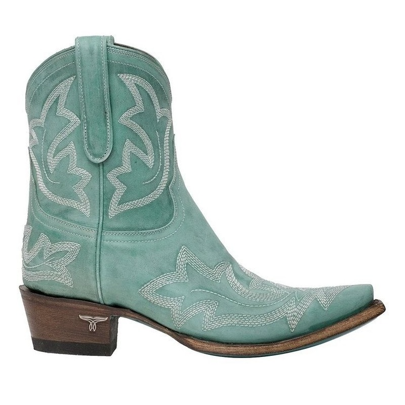 Laurice | Bestickte Cowboystiefel aus Leder