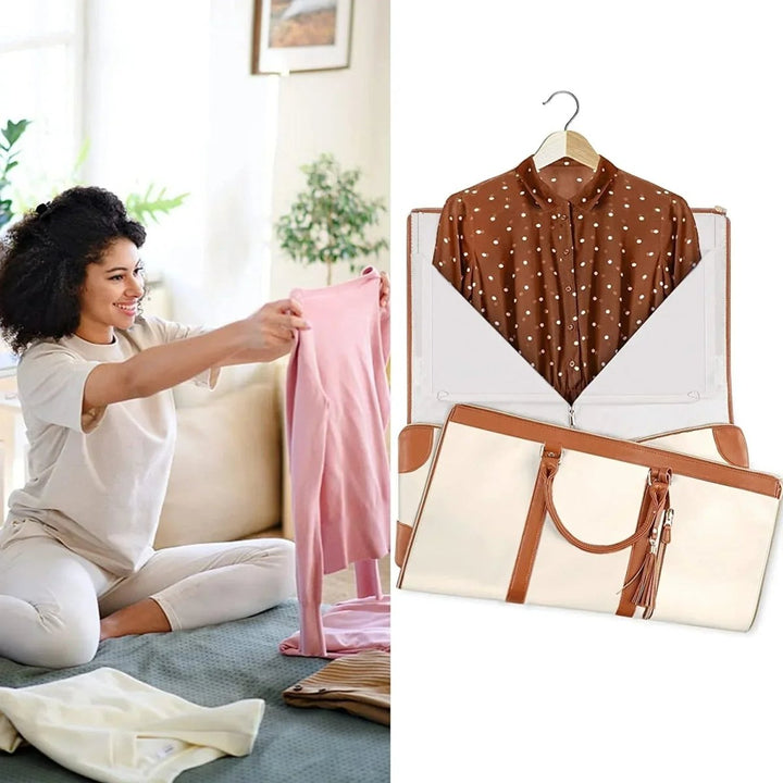 Edirne | Faltbare Kleiderschutztasche aus PU-Leder