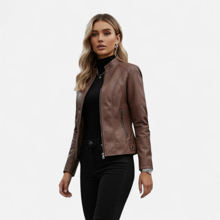 Emelia | Elegante Lederjacke für Damen