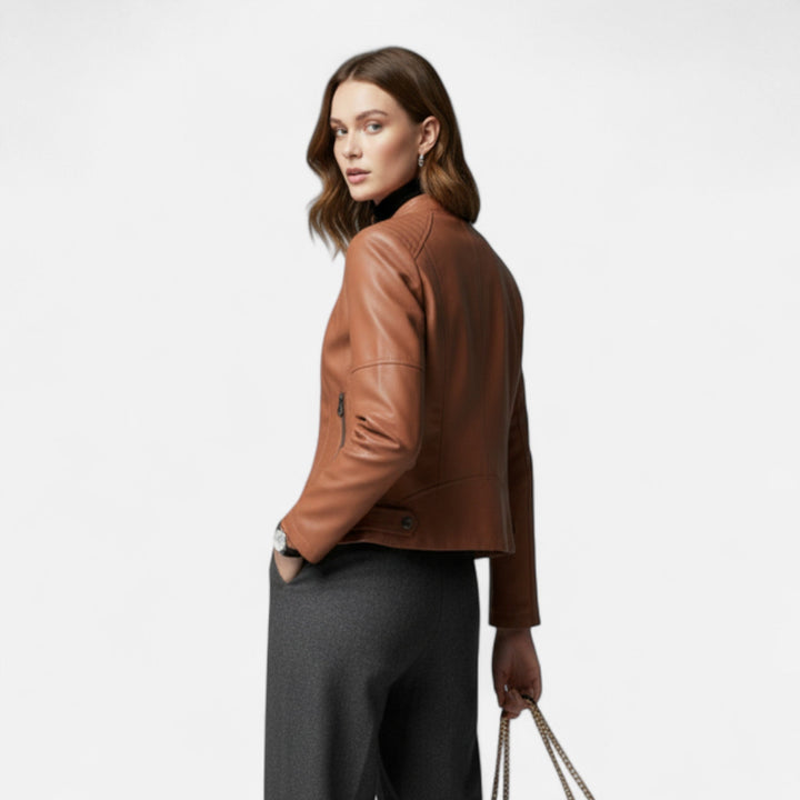 Emelia | Elegante Lederjacke für Damen