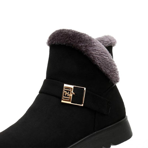 Noelie | Plüsch-Schneestiefel für Frauen