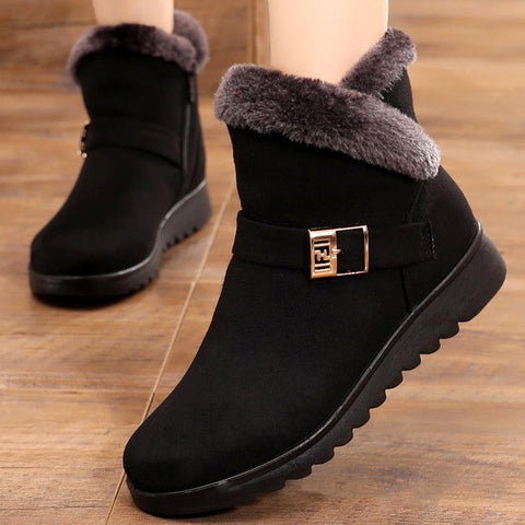 Noelie | Plüsch-Schneestiefel für Frauen