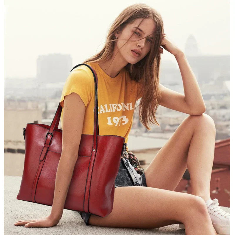 Wewak | elegante Vintage Leder‑Tasche