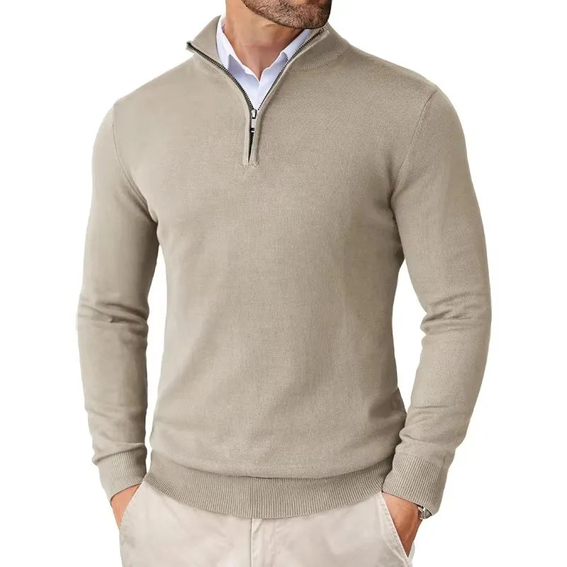Risty | Herren-Strickpullover mit Reißverschluss