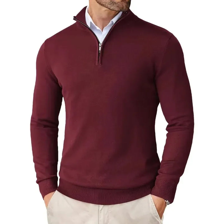 Risty | Herren-Strickpullover mit Reißverschluss