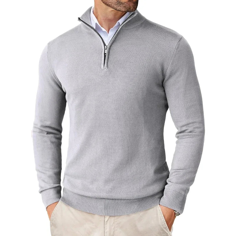 Risty | Herren-Strickpullover mit Reißverschluss
