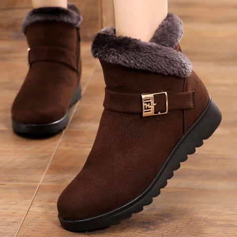 Noelie | Plüsch-Schneestiefel für Frauen