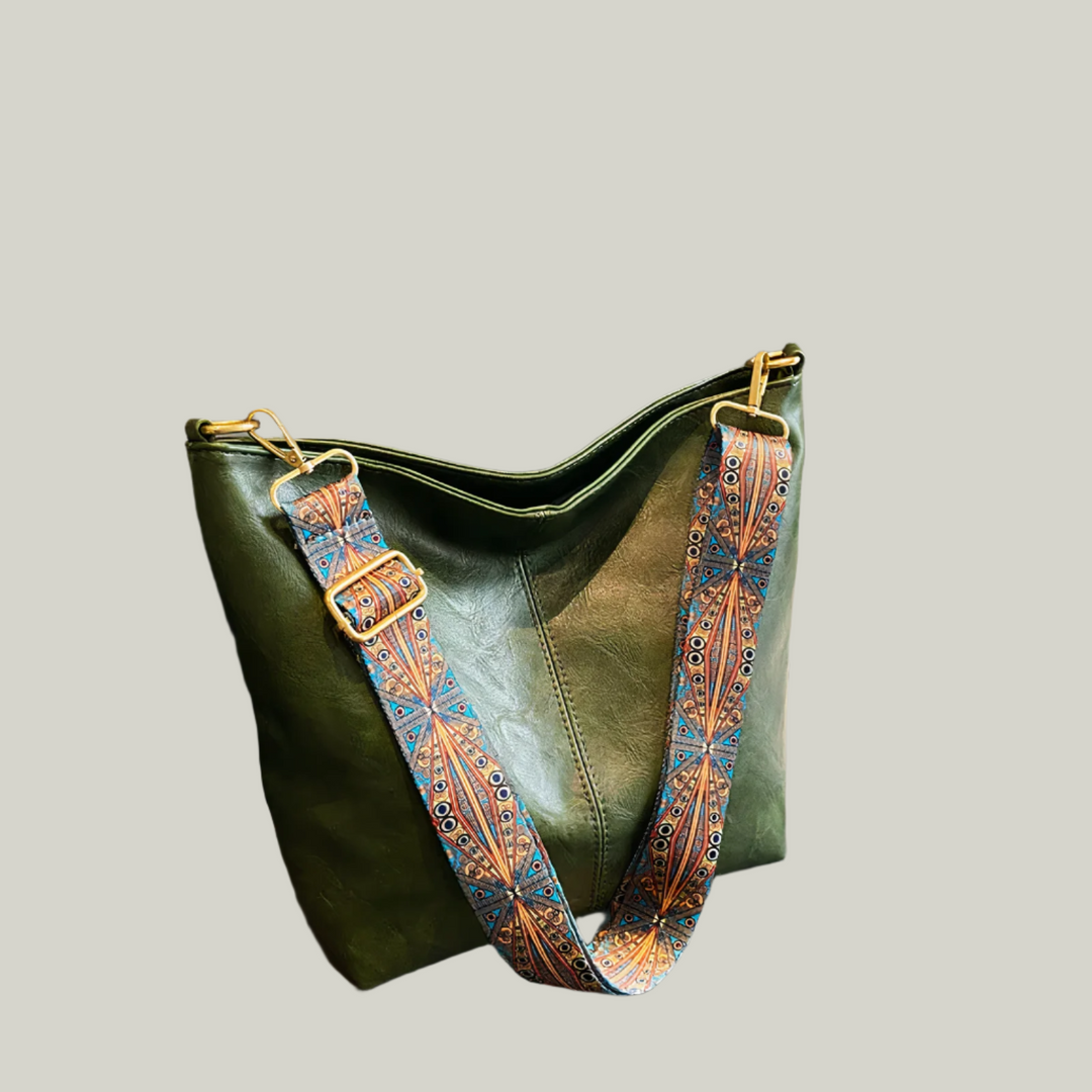 Havanna | Vintage Schultertasche aus Kunstleder