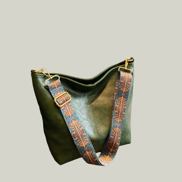 Havanna | Vintage Schultertasche aus Kunstleder